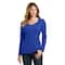 Port & Company® Fan Favorite™ Colors Long Sleeve Ladies V-Neck T-Shirt